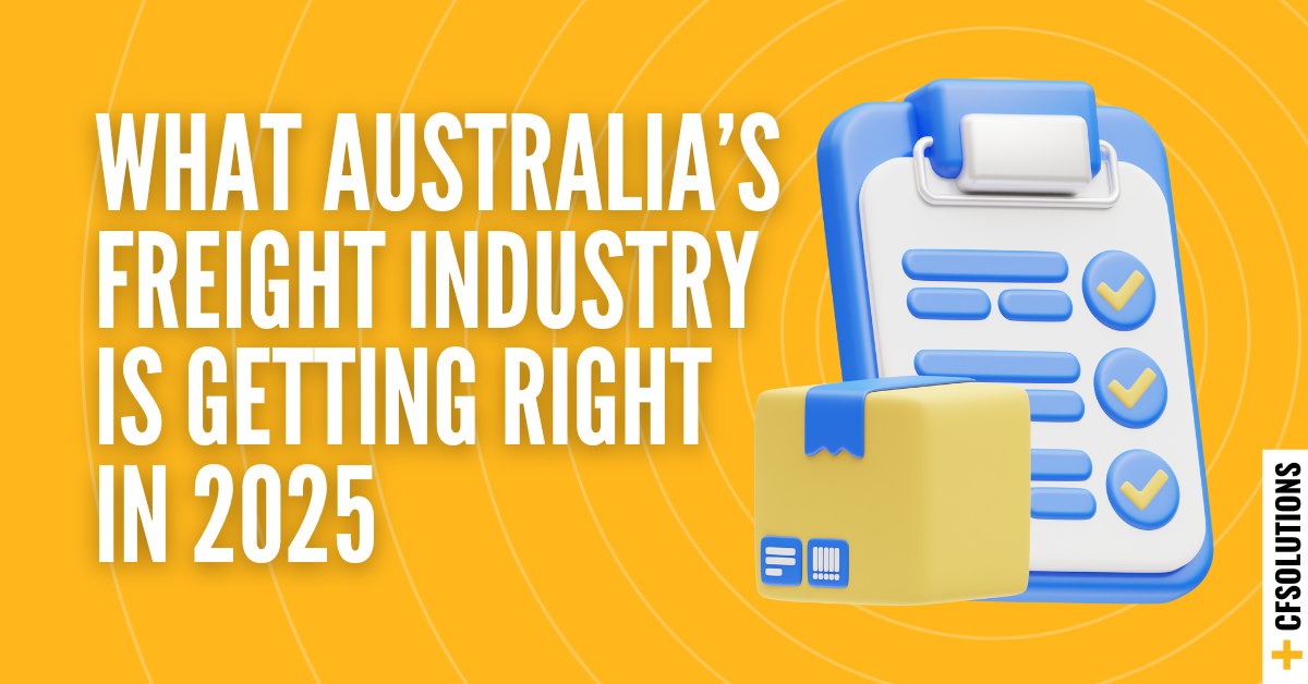 What Australia's Freight Industry Is Getting Right in 2025